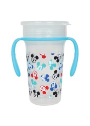 Disney Mickey Mouse 360&deg; Double Handle Training Sipper With Lid Multicolour