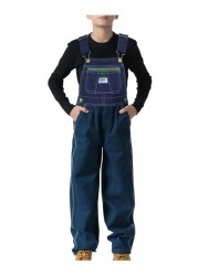Liberty Little Boy&#39;s Pre-School Boy&#39;s Denim Bib Overall Pants, Rigid Blue, 3