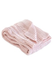 Burts Bees Baby Infant Blanket, Cable Knit, Made with 100% Soft Breathable Organic Cotton, Nursing Blankets, Machine Wash Baby Newborn Essentials, Size 30 x 40 Inch