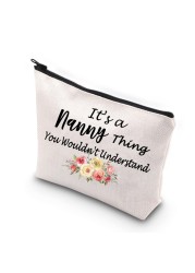 Nanny Gifts From Grandchildren Nanny Makeup Bag For Grandma Baby Sitter Gift It&#39;s a Nanny Thing You Wouldn&#39;t Understand (A Nanny thing)