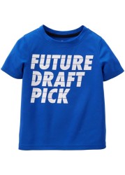 Carter&#39;s Baby Boys&#39; Slogan Tee (Baby) - Future Draft Pick - 3 Months
