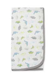 Little Me Blankets for Baby Boys&#39; Little Dino&#39;s Swaddling Receiving Blanket
