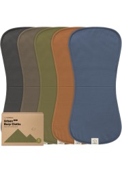 KeaBabies 5-Pack Organic Burp Cloths Baby Girl, Boy - Extra Large, Absorbent Baby Burp Cloths, Soft Burping Cloths for Babies, Newborn Burp Clothes, Cotton Burp Rags, Neutral Thick Burp Cloth (Basic)