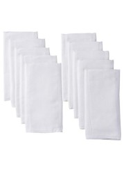 Gerber Unisex Baby Boys Girls Birdseye Prefold Cloth Diapers Multipack White 3-Ply 10 Pack