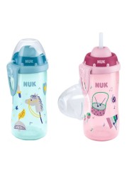 Nuk First Choice Flexi Cup With Straw Multicolour 300ml