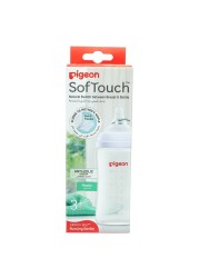 Pigeon SofTouch Wide Neck Plastic Nursing Bottle 240ml