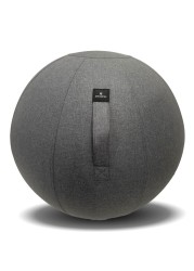 AE Alpha Essentials Yoga Ball Chair with Linen Cover - Stable and Safe for Stability, Physical Therapy, and Workout, Pregnancy/Birthing Ball, Exercise Ball Chair for Home, Office, Desk