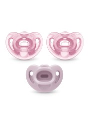 NUK Comfy Orthodontic Pacifiers 06 Months 3 count Pack of 1