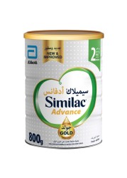 Similac Advance Gold Follow-on Formula Milk Powder, Stage 2, from 6 to 12 Months, 800g