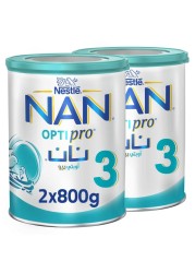 Nestle NAN Optipro Stage 3 Powder Milk 800g Pack of 2