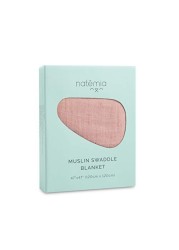Natemia Baby Muslin Swaddle Blankets - Muslin Swaddle Blankets Boy and Girl, Swaddles for Newborn, Soft and Breathable Baby Girl Muslin Swaddle Blanket, Newborn Baby Essentials, 47&quot; x 47&quot;, 2-Layer