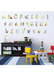 Borders Unlimited Alphabet Animals Super Jumbo Applique, Multicolor