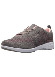 Prop&eacute;t Women&#39;s Washable Walker Evolution Shoe, Grey/Pink, 8.5 2E US
