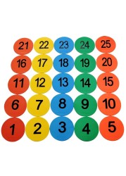 Eco Walker 8inch Numbered Spot Markers Set of 25pcs