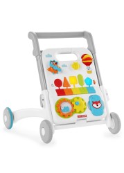 Skip Hop Baby Walker 4-in-1 Sit to Stand Convertible Light Up Music Toy with 40+ Activities Explore &amp; More Age 6m+
