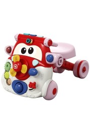 Teknum 3 - IN - 1 Baby Walker / Kids Cycle / Scooter Skates w / Musical keyboard - Red