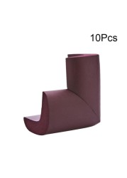 Baby Safe - Furniture Corner Bump Guards- Set of 10 - Brown
