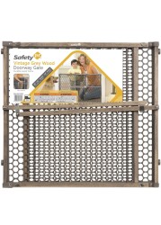 Safety 1st Vintage Wood Baby Gate with Pressure Mount Fastening, Grey