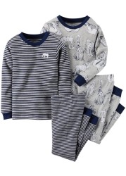 Carter&#39;s Baby Boys&#39; 4 Piece PJ Set - Safari - 6 Months
