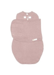 emb&Atilde;&copy; 2-Way Starter Baby Swaddle, 6-14 lbs, Newborn Swaddle Sack 0-3 Months, Zip &amp; Velcro Swaddle 0-3 Months Baby Swaddles Wrap, Hip Healthy, Infant Swaddle - Guava