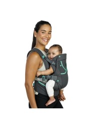Infantino Carry On Active - Ergonomic Multi-Pocket Infant &amp; Toddler Carrier, 8-40 lbs, with Padded Straps, Lumbar Belt Storage &amp; Pacifier Loop