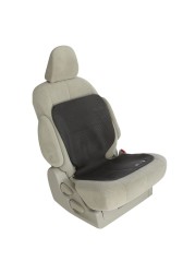 Nuby On The Go Kids Car Seat Protection Undermat, Protects Upholstery from Indentations, Scratches, and Spills, Black