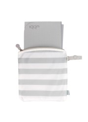 Ubbi On-the-Go Changing Mat with Carrying Bag, Soft and Comfortable Diaper Bag Accessory Must Have for Newborns, Easy to Clean, Portable Changing Pad, Gray