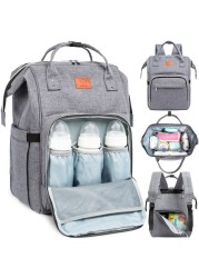 KeaBabies Baby Diaper Bag Backpack - Baby Bag for Boys, Girls, Waterproof Multi Function Baby Backpack, Large Diaper Bags for Baby Girl, Baby Boy, Travel Diaper Bag with Changing Pad (Trendy Black)