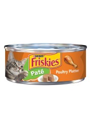 Purina Friskies Pate Poultry Platter Wet Cat Food, 156g