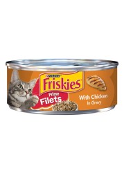 Purina Friskies Prime Chicken Flavour Wet Food Filets for Cat, 156g