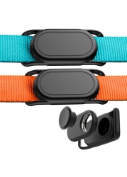 DDJ [2 Pack Dog Collar Holder for Samsung Smart Tag 2, Dog GPS Tracker Waterproof Silicone Case for Galaxy Smarttag2, Anti-Lost and Scratch Resistant, for Cat, Pet, Fits Different Width Collars