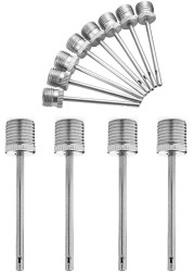 TONUNI Air Pump Needle DualPort Inflation NeedlesPump Needle for Football Basketball Soccer Ball Volleyball Rugby Balls