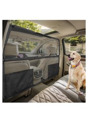 Farafox Dog Barrier for Car,50&quot; Wide Dog Car Barrier for Trucks SUV Sedans Pet Mesh Restraint Car Backseat,Backseat Divider Crossover Front Car Travel Back Seat Barricade Partition