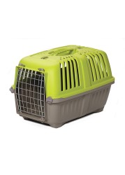 MidWest Homes for Pets Pet Carrier HardSided Dog Carrier Cat Carrier Small Animal Carrier in Green Inside Dims 2070L x 1322W x 1409H Suitable for Tiny Dog Breeds