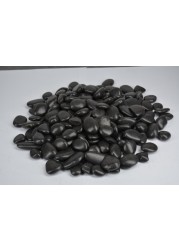 Vsell24&trade; Black Stones 1-2 cm - Decorative Stones for Garden Landscaping, Aquariums, and Craft Projects 5 KG