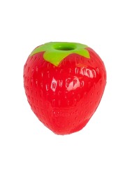 Outward Hound Foodies Carrot Strawberry TreatDispensing Dog Chew Toy Pink