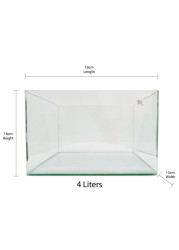 Aqua Viu Curved Glass Tanks - 18 x 13 x 18 cm