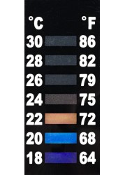 Penn-Plax Therma-Temp Temperature Sensitive Thermometer Great for Checking The Water Temperature in Smaller Tanks Small Strip, 2&quot; (DT014)