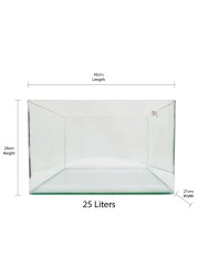 Aqua Viu Curved Glass Tanks - 45 x 21 x 26 cm