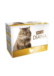 Eco Diana Chunks With Chicken In Gravy Cat Food 100g Pack of 12