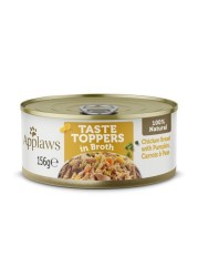 Applaws Taste Topper Broth Chicken Veg Dog Tin Wet Dog Food - 156G