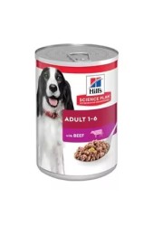Hills Science Plan Adult Wet Dog Food With Beef -370g
