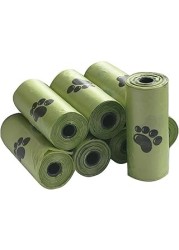 Rayyan Dog Poop Bags,Biodegradable,Dog Poop Bags Replacement,Pet Waste Bags,Dog Camping Gear,Poop Bags for Dogs,Leak Proof Dog Waste Bags and Extra Thick Waste Bag Refill Rolls for Dogs(Green,8 Rolls)