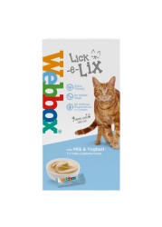 Webbox Cat Delight Lick-e-Lix Milk And Yoghurt Cream 10g Pack of 7