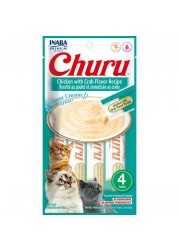 CHURU CHICKEN WITH CRAB 56 g/4 sticks - Pack of 3