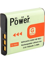 DMK Power NP-BG1 Battery 950mAh Compatible with Sony DSC-H3 DSC-H7 etc,