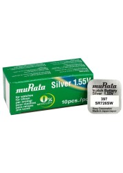 Murata 397 (SR726SW) 1.55V Silver Oxide 0% Hg Mercury Free Battery For Watches - 10 Batteries