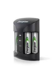 Energizer Recharge Pro Rechargeable AAA and AA Battery Charger With 4 NiMh Rechargeable AA Batteries, Provides a Full Charge in 3 Hours