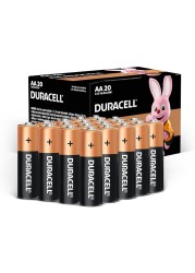 Duracell Alkaline Battery AA Original 20 Pcs Box Pack