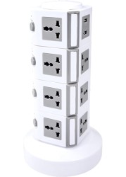 MODI 4 Layers Tower Extension Cord Socket USB Ports